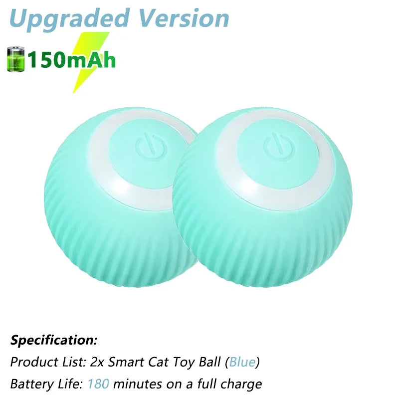 Automatic Interactive Rolling Ball for Cats - Smart Electric Toy and Game Accessory