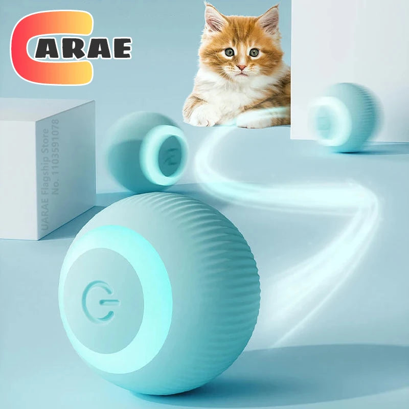 Automatic Interactive Rolling Ball for Cats - Smart Electric Toy and Game Accessory