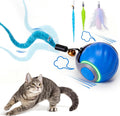 Interactive Cat Toy Ball - 3 Tails & 2 Speeds